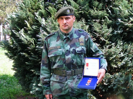 Tasić u vreme dok je bio vojnik